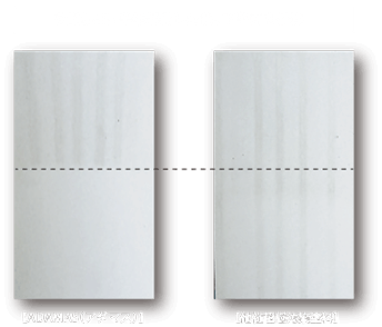 試験概要：半年暴露した後 下半面を洗浄