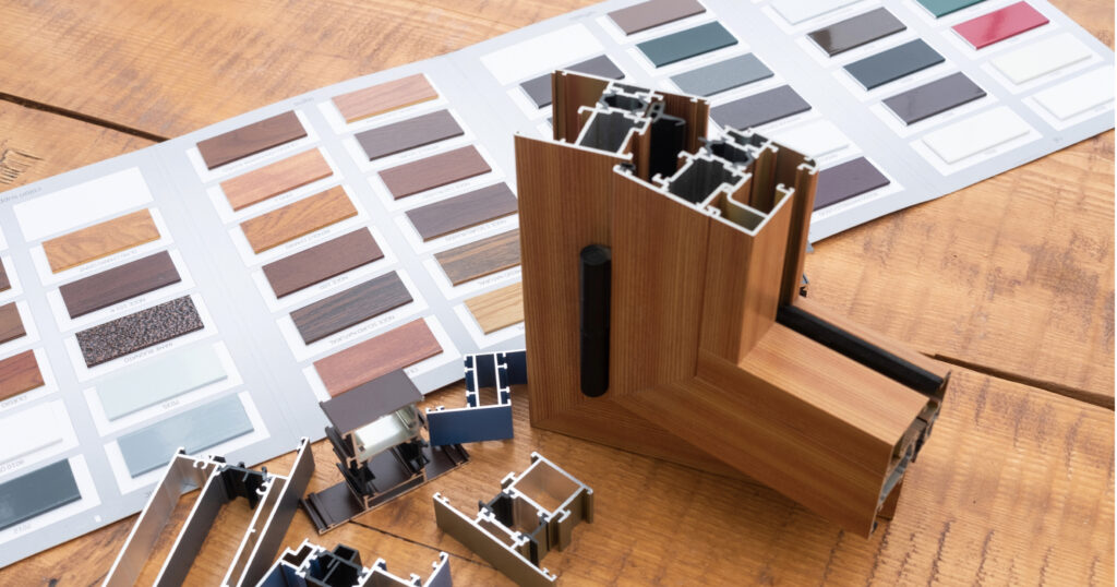 外壁の色と素材見本の冊子の写真
