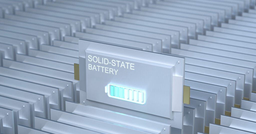 近未来感のある小型化されたバッテリー生成AI画像