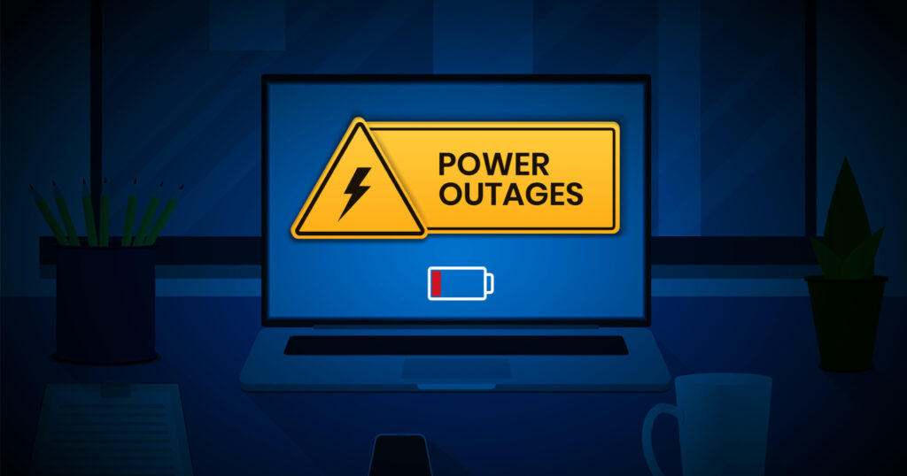 充電切れの画像